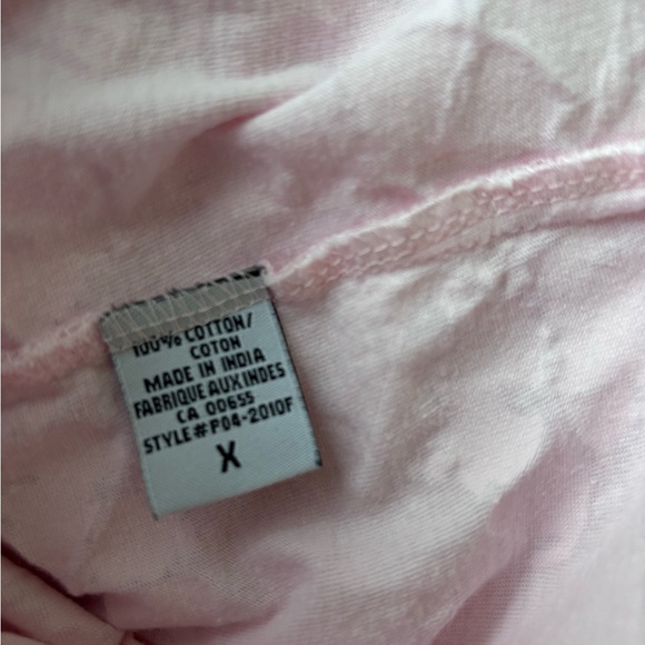 Vintage 100% Cotton Pink Floral Nightgown - Picture 7 of 8